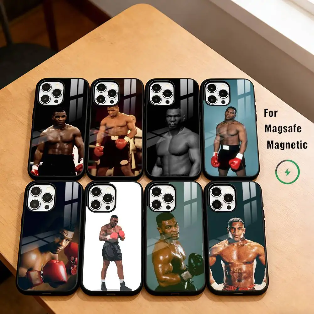 

B-Boxing champion M-Mike Tyson Phone Case For iPhone17,16,15,14,13,12,11 Plus,Pro Magnetic For Magsafe Wireless Charging