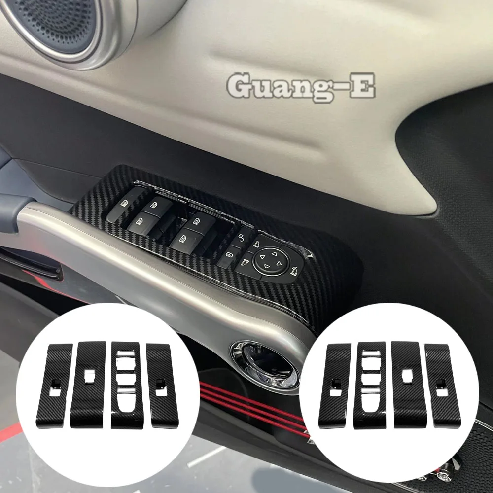 

ABS Plastic Door Window Glass Lift Button Switch Panel Cover Auto Interior Accessories For BYD ATTO3/Yuan Plus 2022 2023 2024