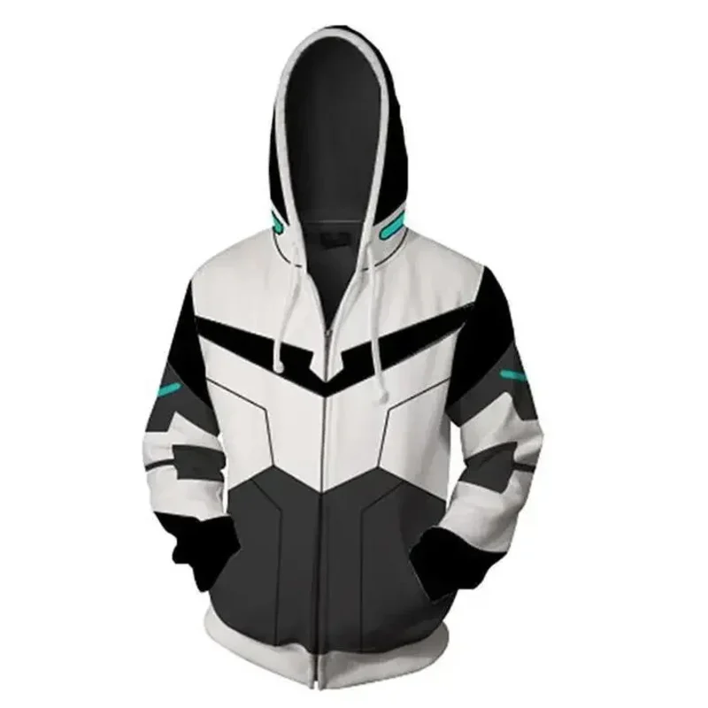 72th Voltron Legendary Defender Costume Cosplay Giacca con cappuccio per costumi di Halloween Uomo Donna Anime Hoo