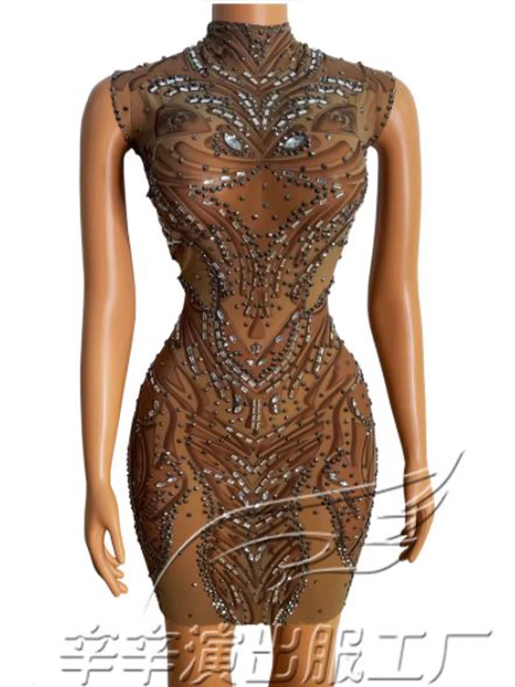 Vestido de elástico feminino nádegas, Alta qualidade, Quente, Diamante, Nova moda, Roupa feminina personalizada, 2024