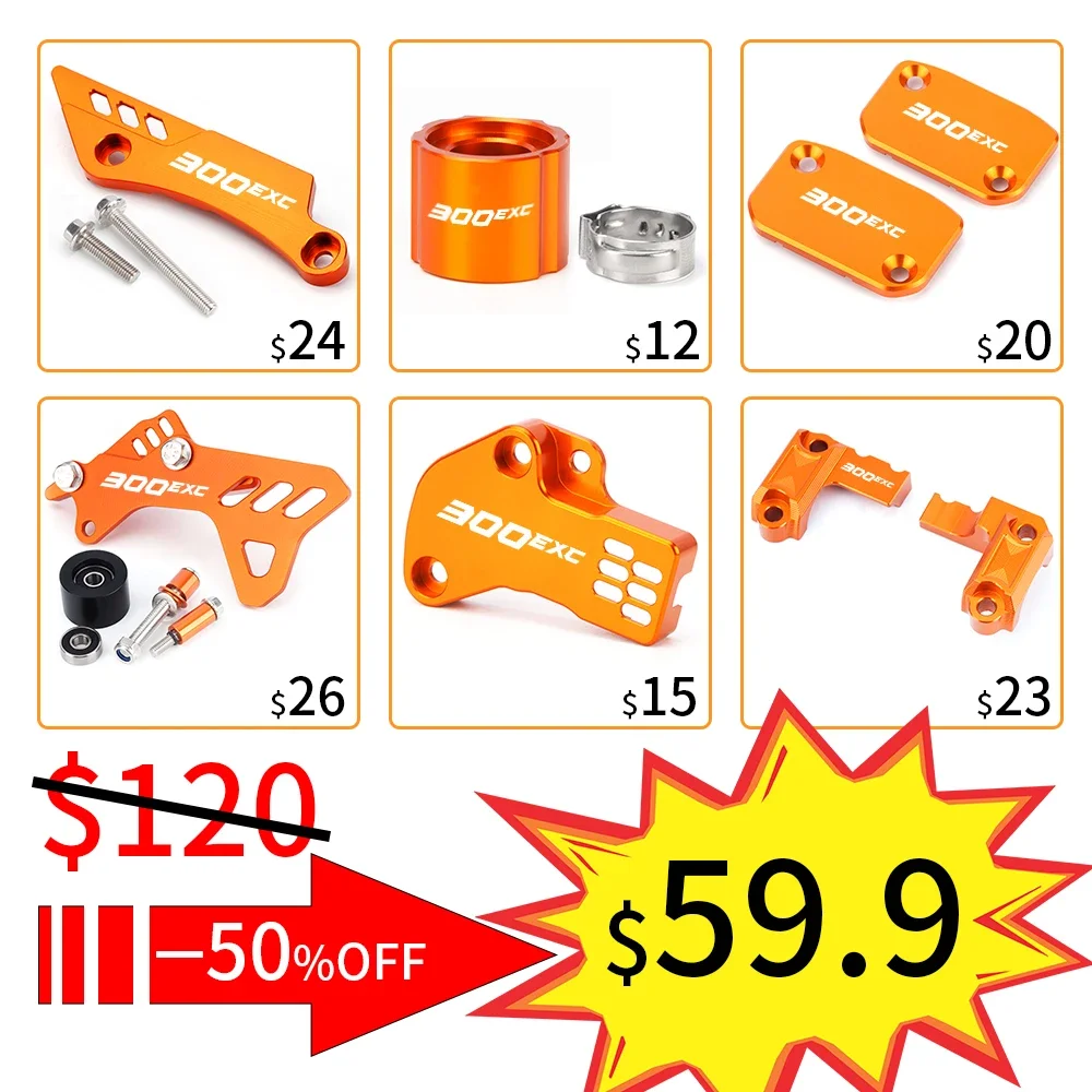 

Motorcycle Aluminum Parts Accessories 2018 2019 2020 - 2023 For EXC 300 300EXC 300 TPI EXC TPI SIX DAYS 300 EXC Dirt Bike
