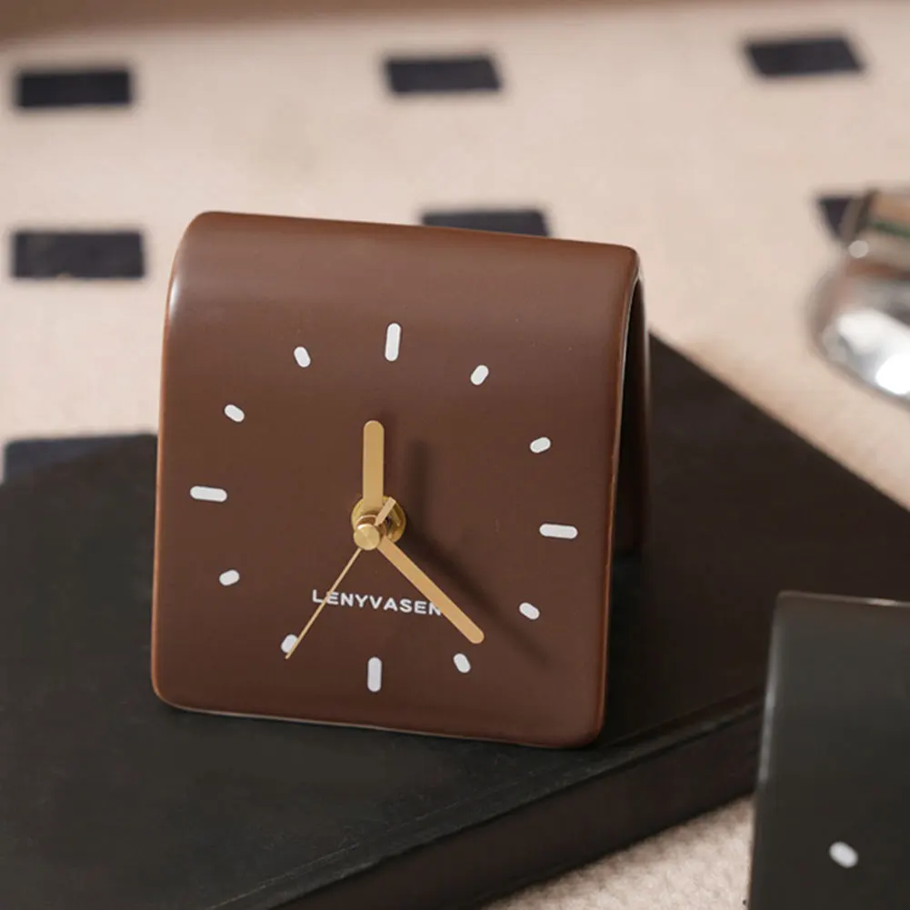 

Desk Ceramic Clocks Cute Minimalist Study Room Clock For Kitchen