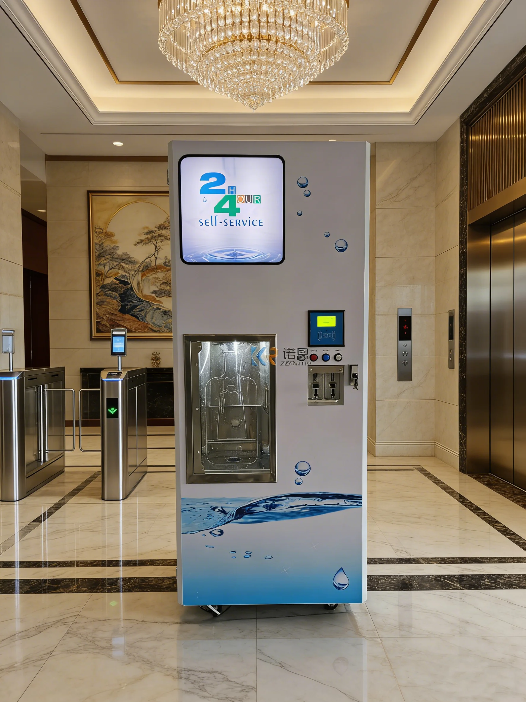 

Автомат по продаже очищенной воды с монетоприемником для сообществ, с функцией самообслуживания