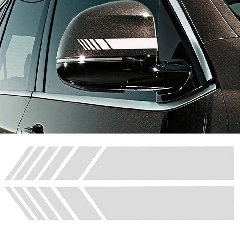 

2Pcs/Set Rear View Mirror Stickers Car Styling DIY Car Sticker Rearview Mirror Side Decal Stripe Car Accessries Car Stickers