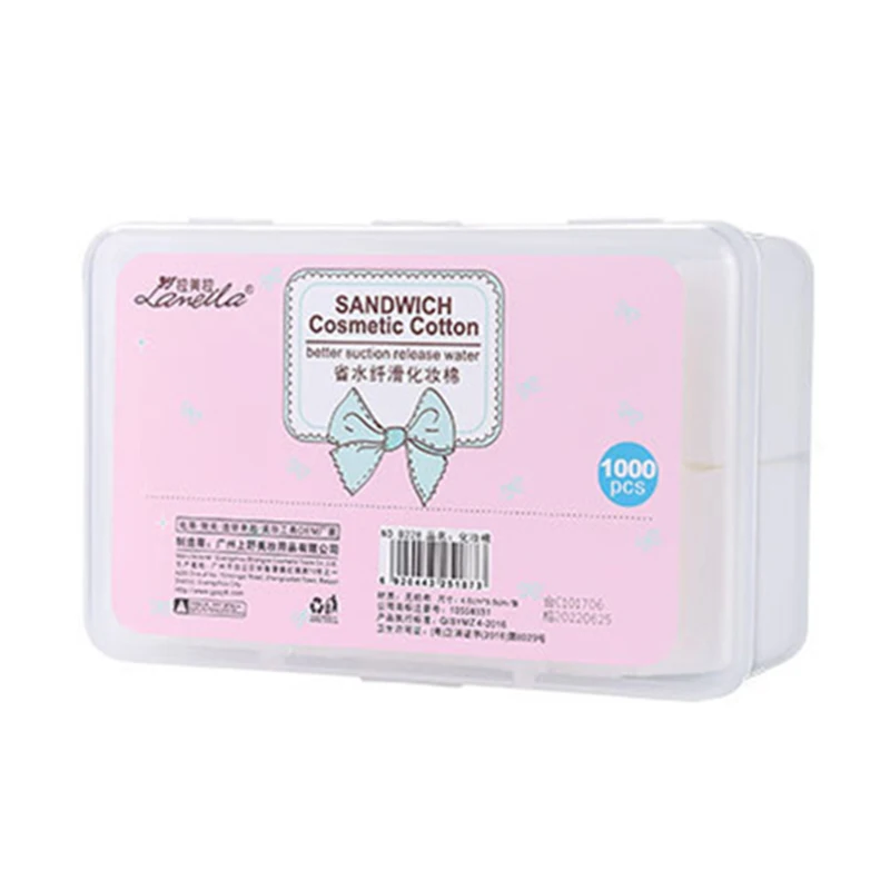 Soft Absorbent Effective Convenient Hygienic Portable Skin-friendly Cleansing Pads Makeup Remover Wipes For Sensitive Skin