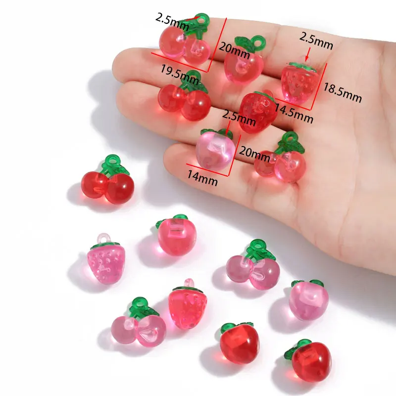 Resin Fruit Charms for DIY Jewelry Making