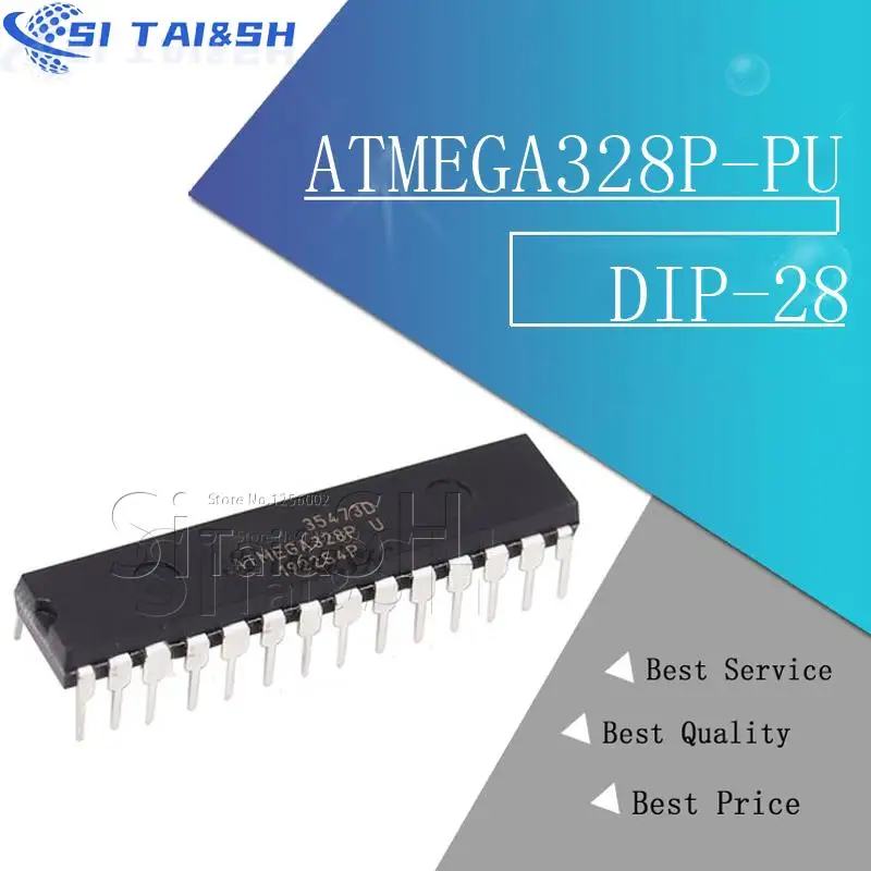 1PCS ATMEGA328P-PU DIP28 ATMEGA328-PU DIP ATMEGA328P U DIP-28 328P-PU new and original IC