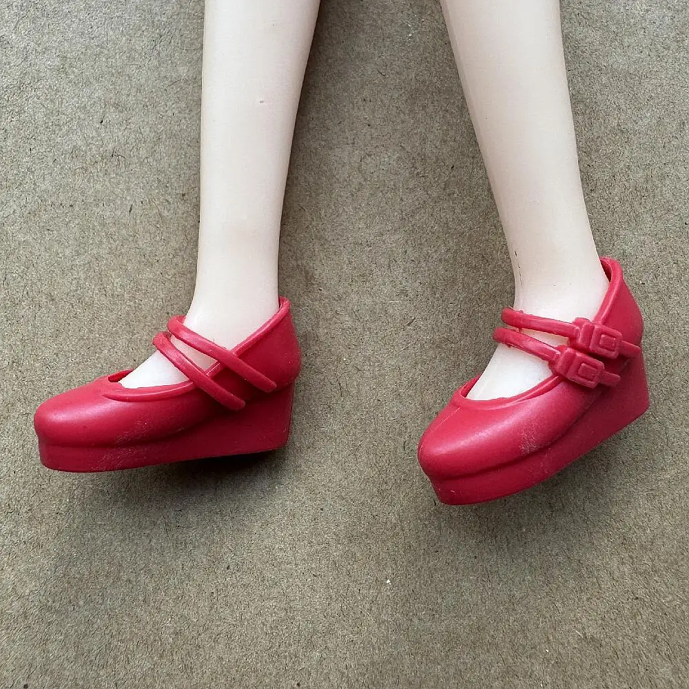 1/6 Maßstab Licca Puppenschuhe DIY High Heels & Flachsohlen Deko-Spielzeug für Puppenzubehör – Detail 1
