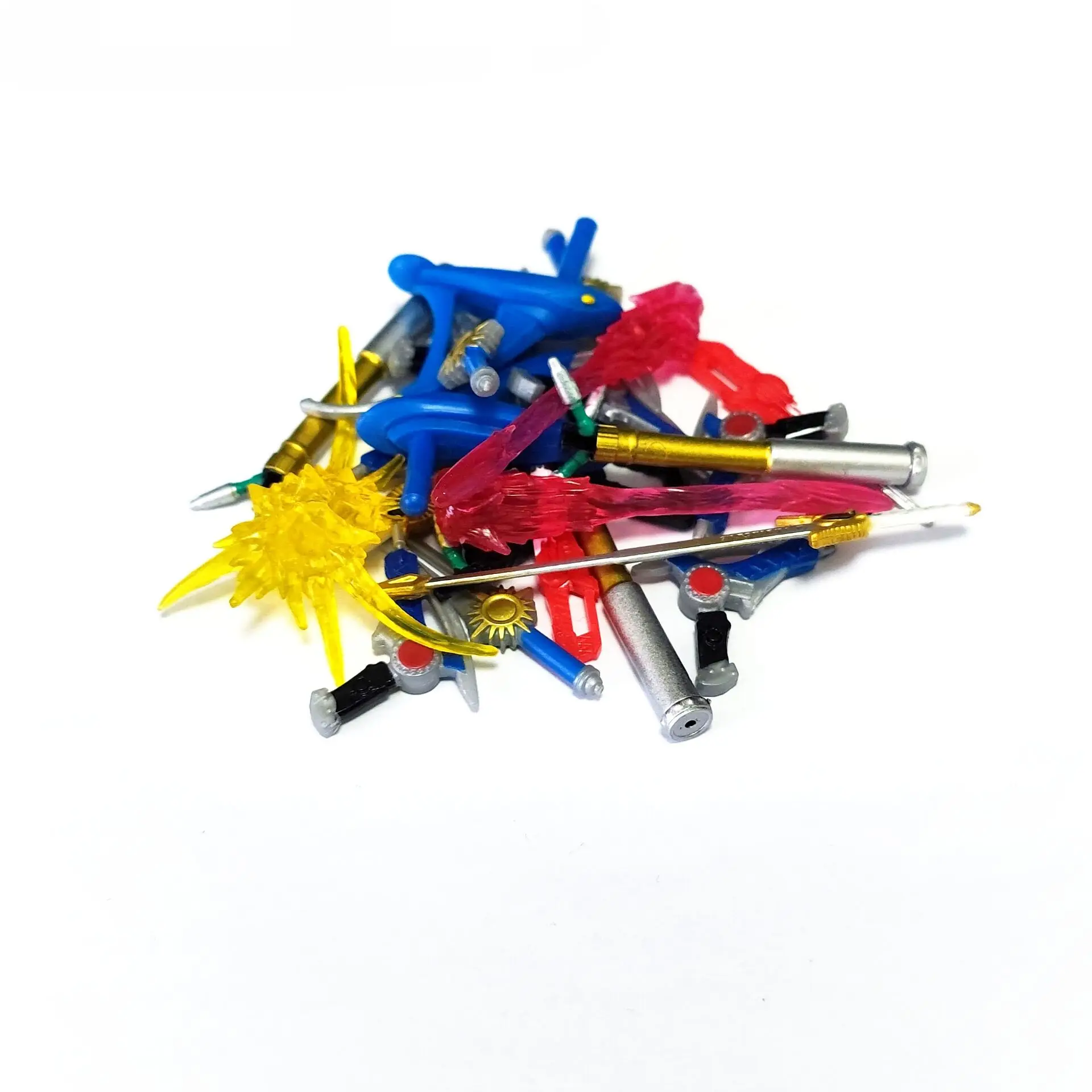 مجموعة من عشوائية قوة رينجرز السيف بندقية سلاح مسدس انفجار تأثير دعوى ل 6 "مقياس عمل الشكل تمثال دمية