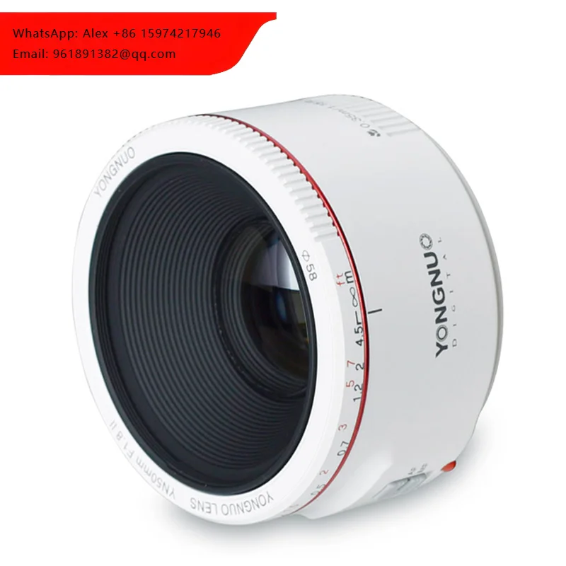 

YONGNUO YN50mm F1.8 II Large Aperture Auto Focus Lens 50mm F1.8 Lens For Canon 100d 650d 5d 77d 1000d 60D For Sony