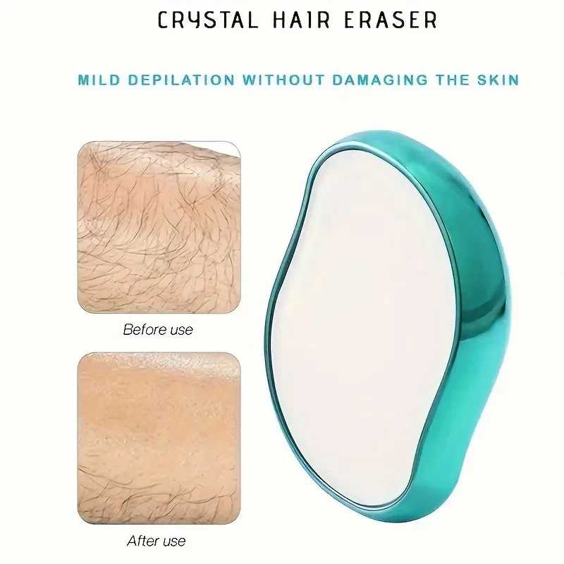 قطعة واحدة/2 قطعة من أجهزة إزالة الشعر الكريستالية المصممة خصيصًا للنساء والرجال، مما يوفر أسرع وأكثر كفاءة