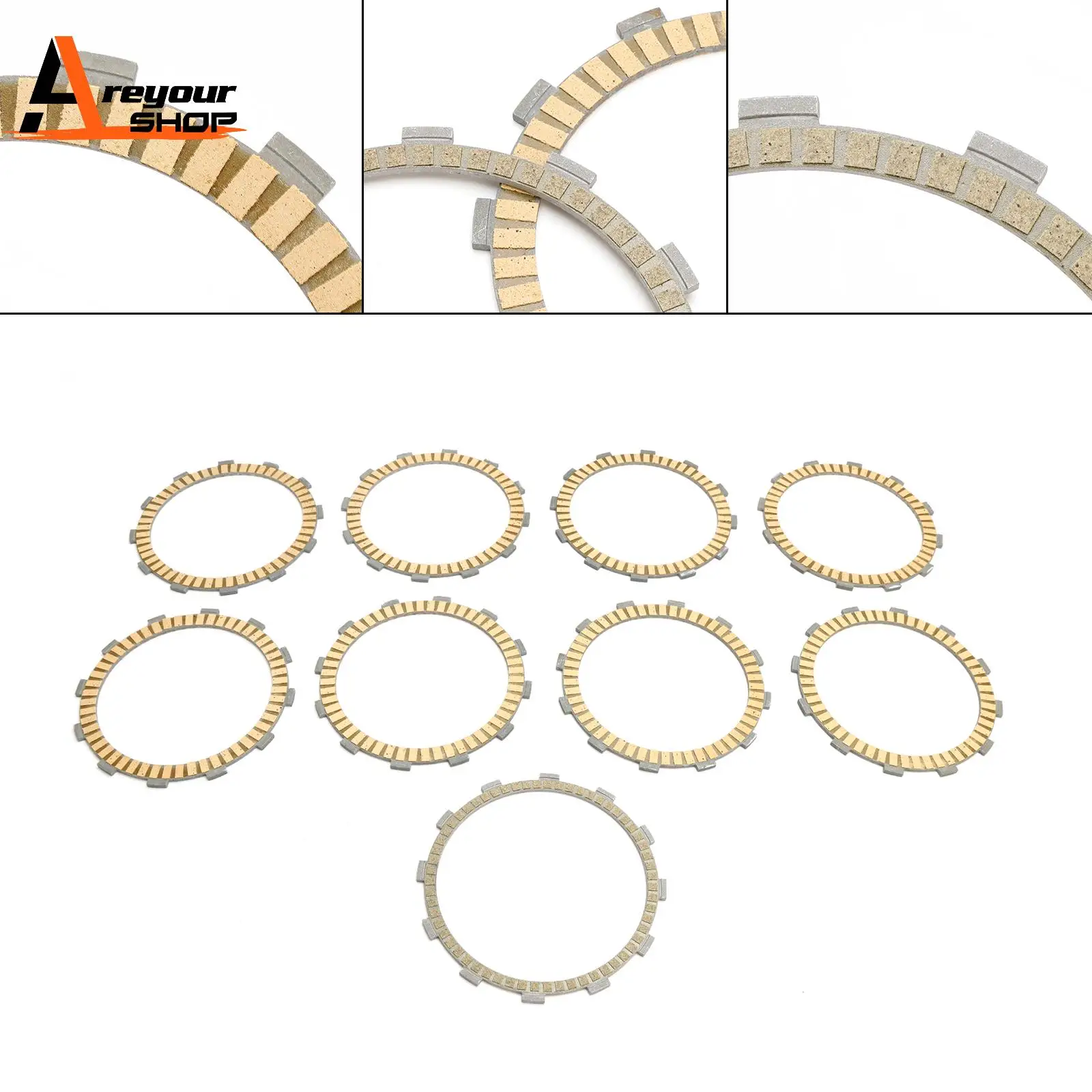 

Комплект фрикционных дисков сцепления подходит для Honda CBR1100XX Blackbird 97-98 22201-MAT-000