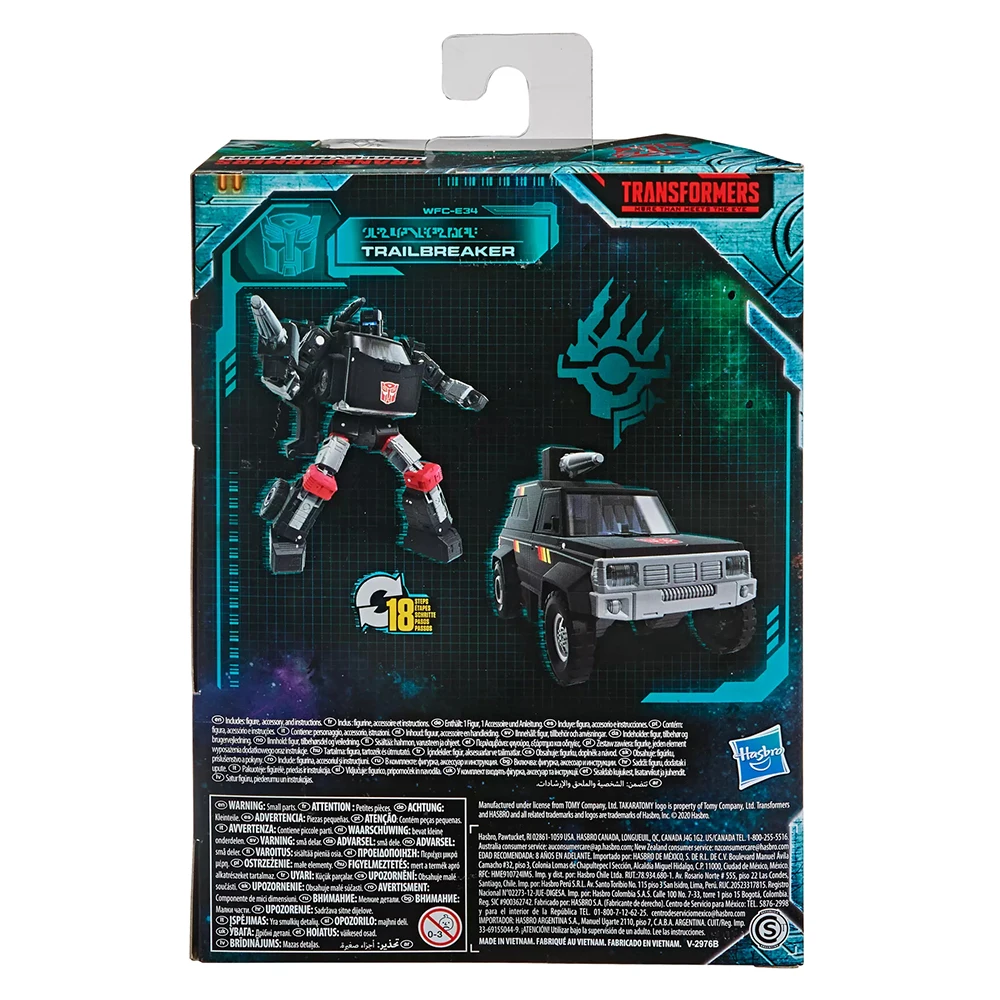 [In-Stock] Hasbro Transformers War for Cybertron Earthrise WFC-E34 Trailbreaker 14cm Deluxe Class Action Robot Model Figure Toys