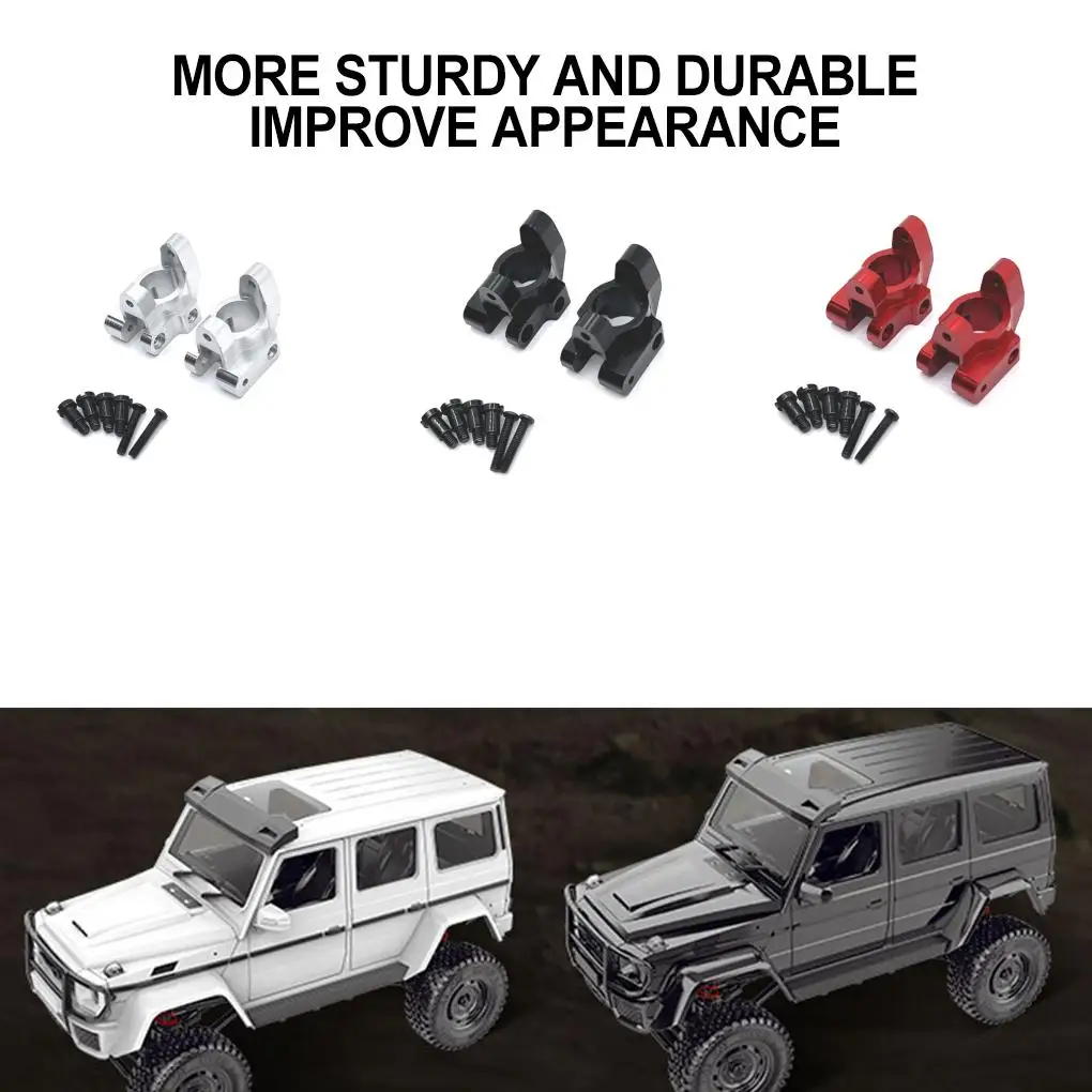 Mozzi in lega di alluminio 1/12 C Parte di aggiornamento RC Pesi pesanti Blocchi girevoli per MN MN128 MN86 G500 Parte di auto RC Accessori auto RC