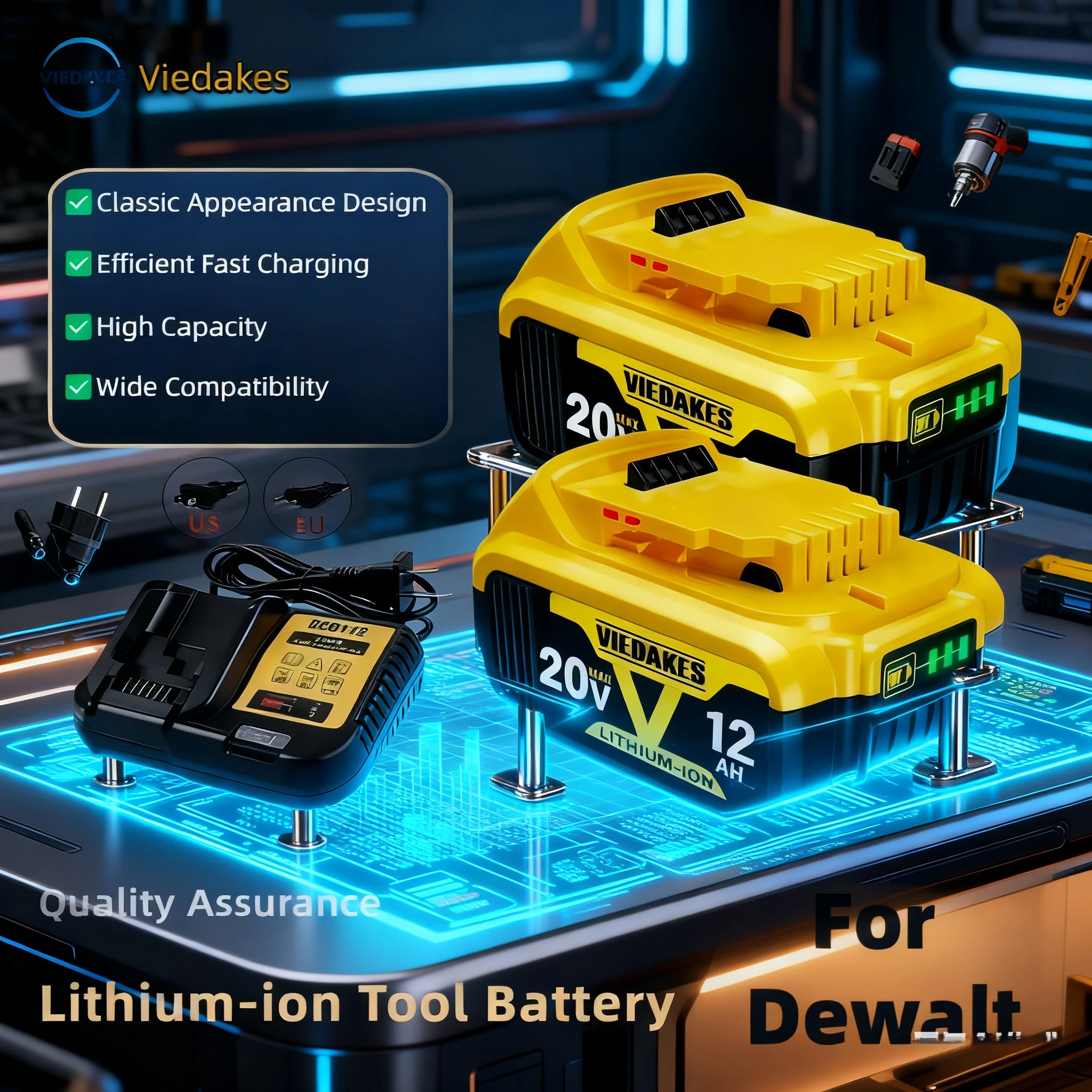 

For DeWalt 20V 3Ah MAX Li-ion Battery for DeWalt for Flexvolt Tool Batteries Replacement Batter