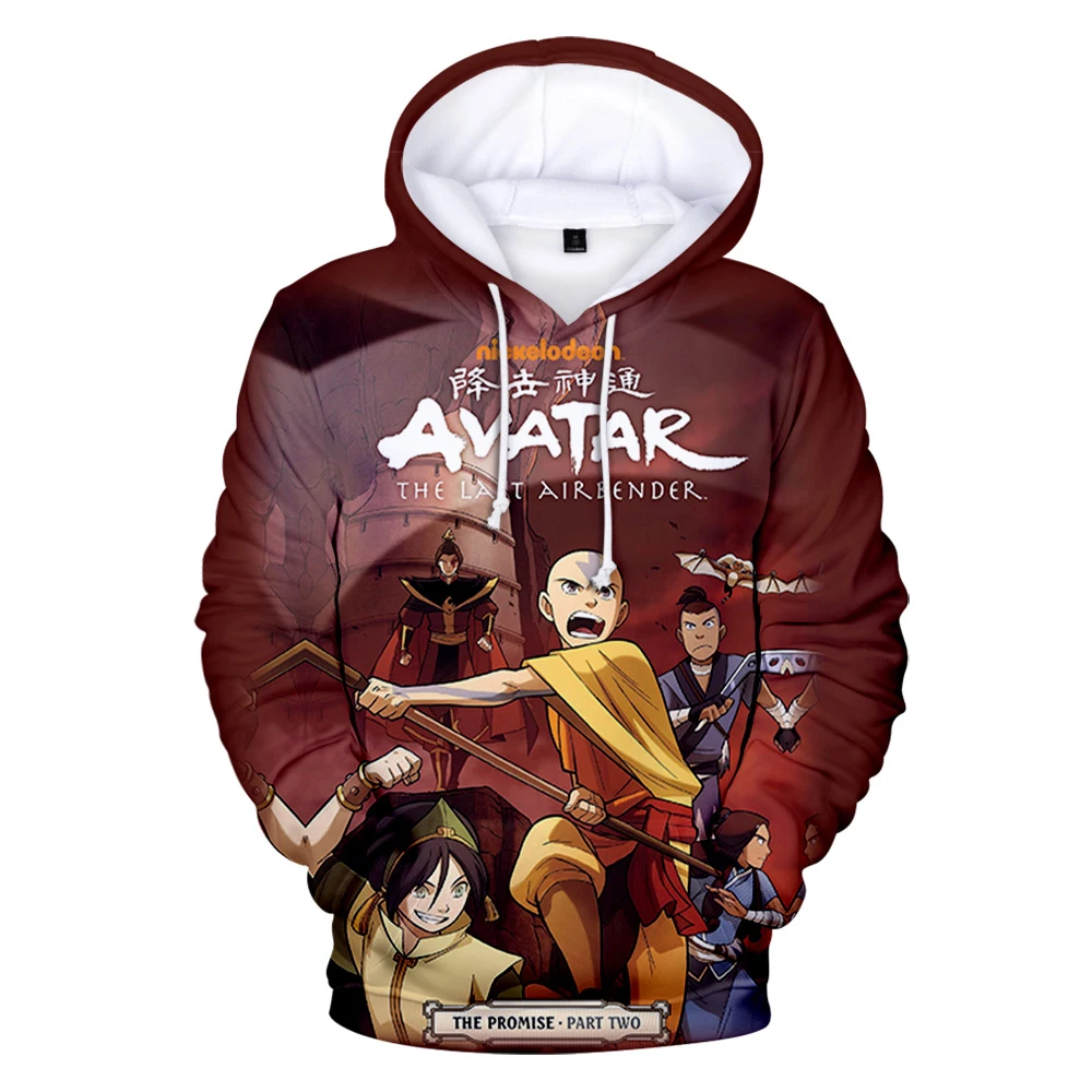 Anime Avatar The Last Airbender Hoodies 3d Print Sweatshirts Boys Girls Unisex Hooded Fashion Sweatshirts Cartoons kids Coat