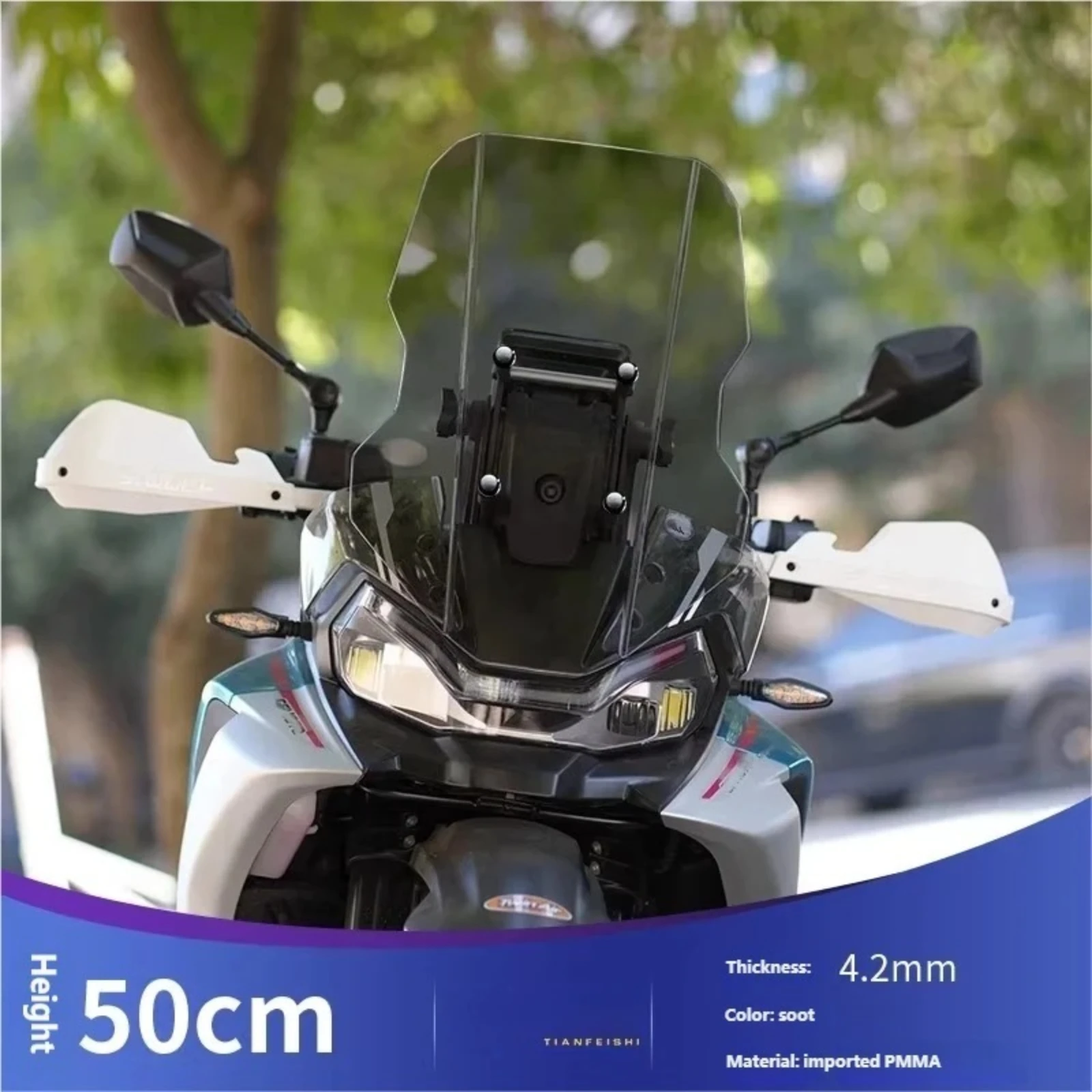 

Модифицированное ветровое стекло для мотоцикла CFMOTO 800MTX 800MT-X 800 MTX, ветрозащитный дефлектор, увеличенное переднее стекло, аксессуары