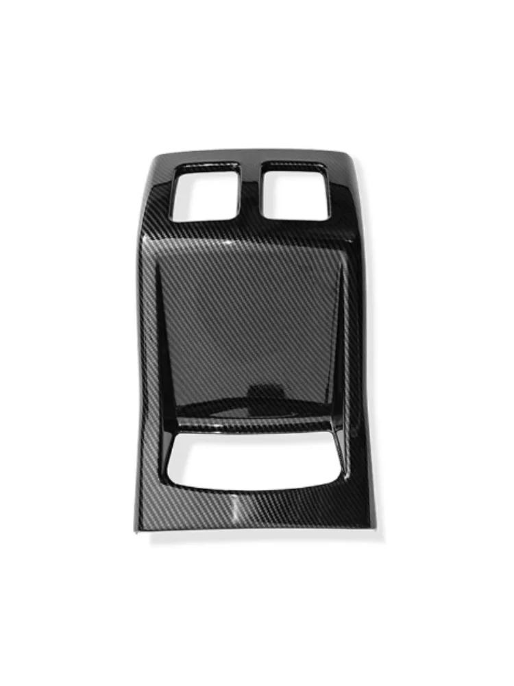 Car Accessories For Kia Sorento MQ4 2020- 2023 ABS Carbon Fiber Printed Interior Rear Air Vent Outlet Cover Trim 1pcs