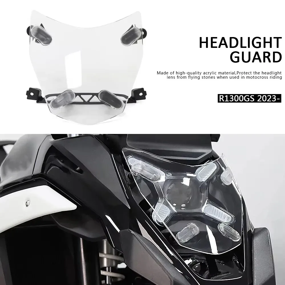 

R1300GS 2023 2024 2025 Motorcycle Accessories Headlight Guard For BMW R 1300 GS 1300GS Head Light Protector Cover Protection