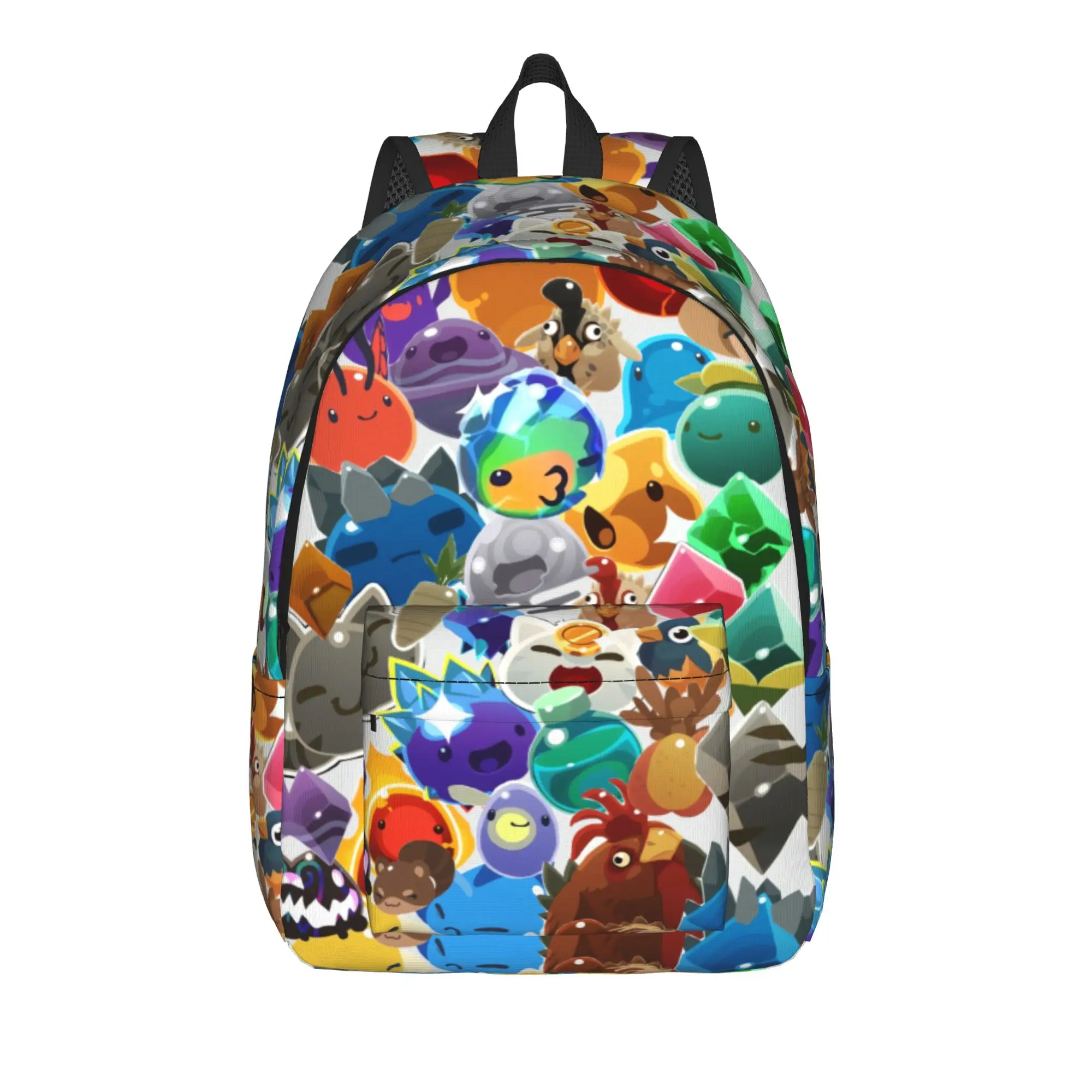 Vibrant Crowd Slime Rancher Backpack  University Backpacks Female Kawaii School Bags High Quality Soft Rucksack
