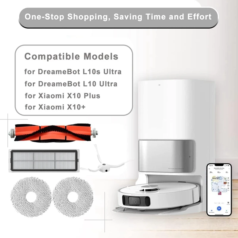 Аксессуары для робота-пылесоса Dreame L10S Ultra, запасные части, аксессуары для пылесоса Xiaomi X10+
