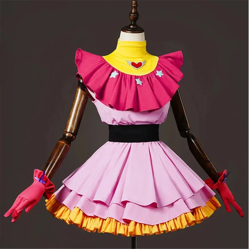 Nuevo anime japonés Oshi no Ko niño homino AI cosplay disfraz actuación de Halloween vestidos de baile cumpleaños rosa lolita dr ujfj