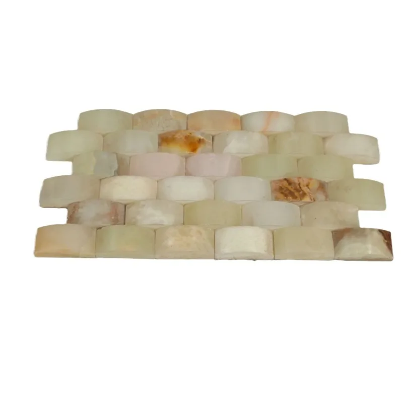 

Marble bathroom brick wall