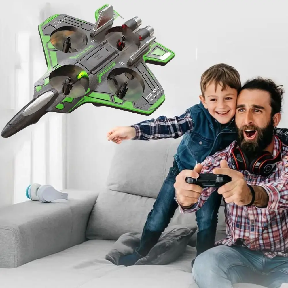 EPP Foam Remote Control Foam Fighter Gravity Sensing RC Drones Four Motor Helicopter Toy Portable Rechargeable