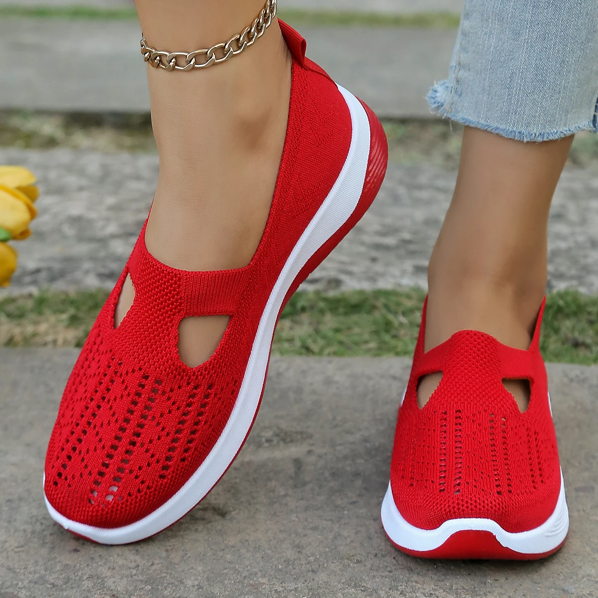 women's summer shoes - casual sneaker, simple, four seasons general light flat  Solid women shoes sale shoes with free shipping view 4