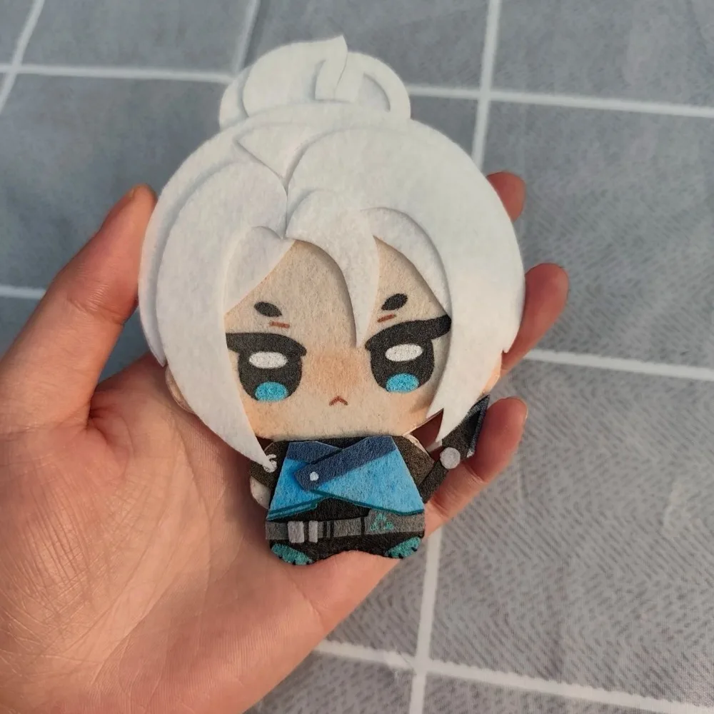 Valorant-Llavero no tejido, Mini llavero, mochila de juego de rol, colgante decorativo, accesorios de joyería para hombres y mujeres