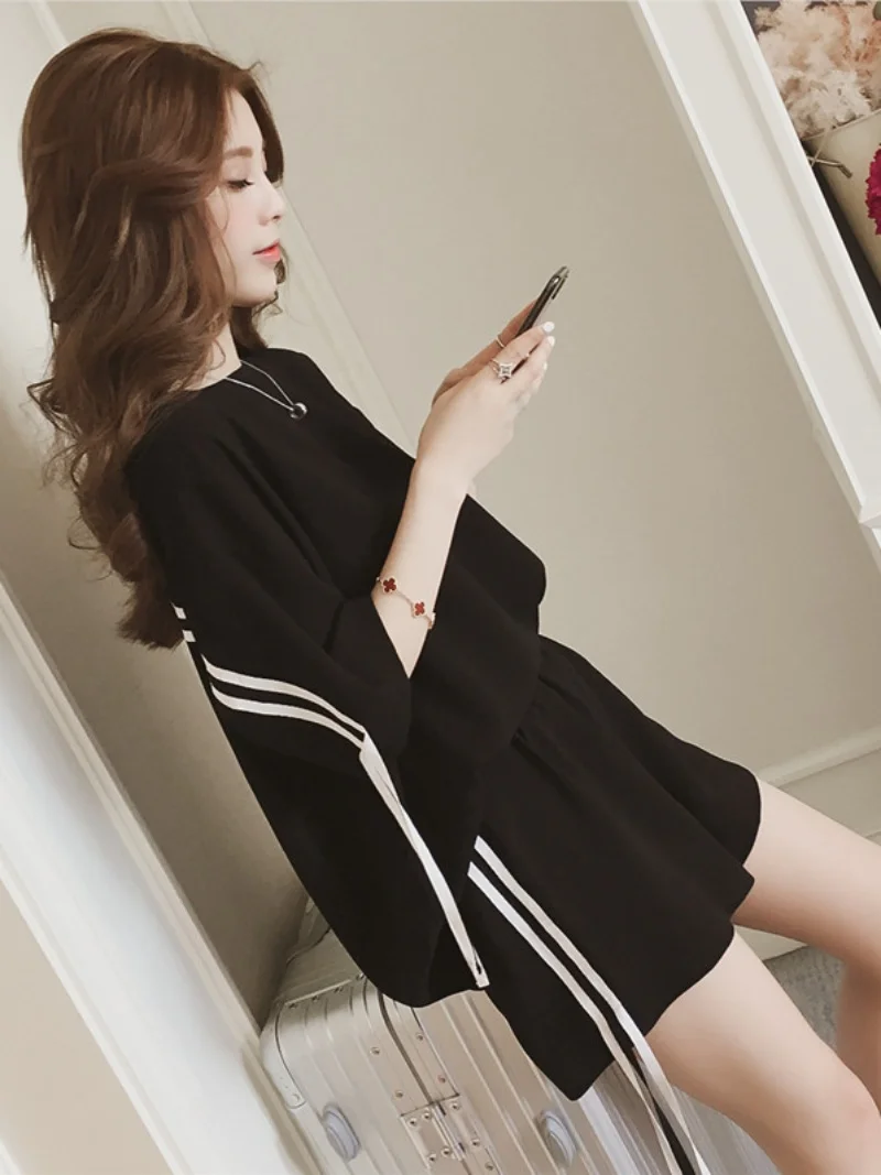 

Trendy Casual Student Set Women's Loose plus Size Two-Piece College Style Fashionable Anti-Aging Polyester Summer New Arrival