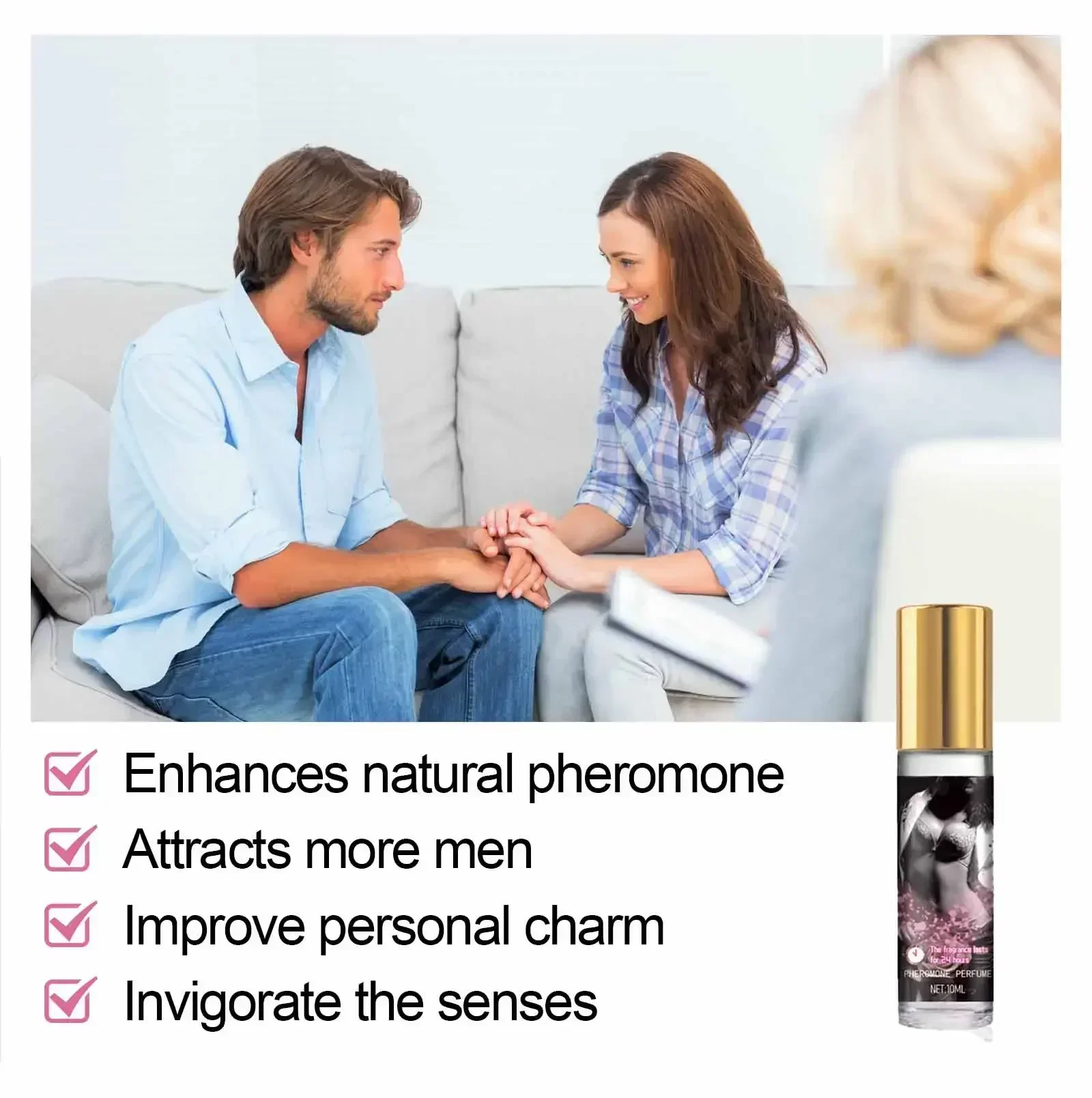 Perfume Feromone para atrair homens e mulheres, Sexy Parfum, Perfumes duradouros