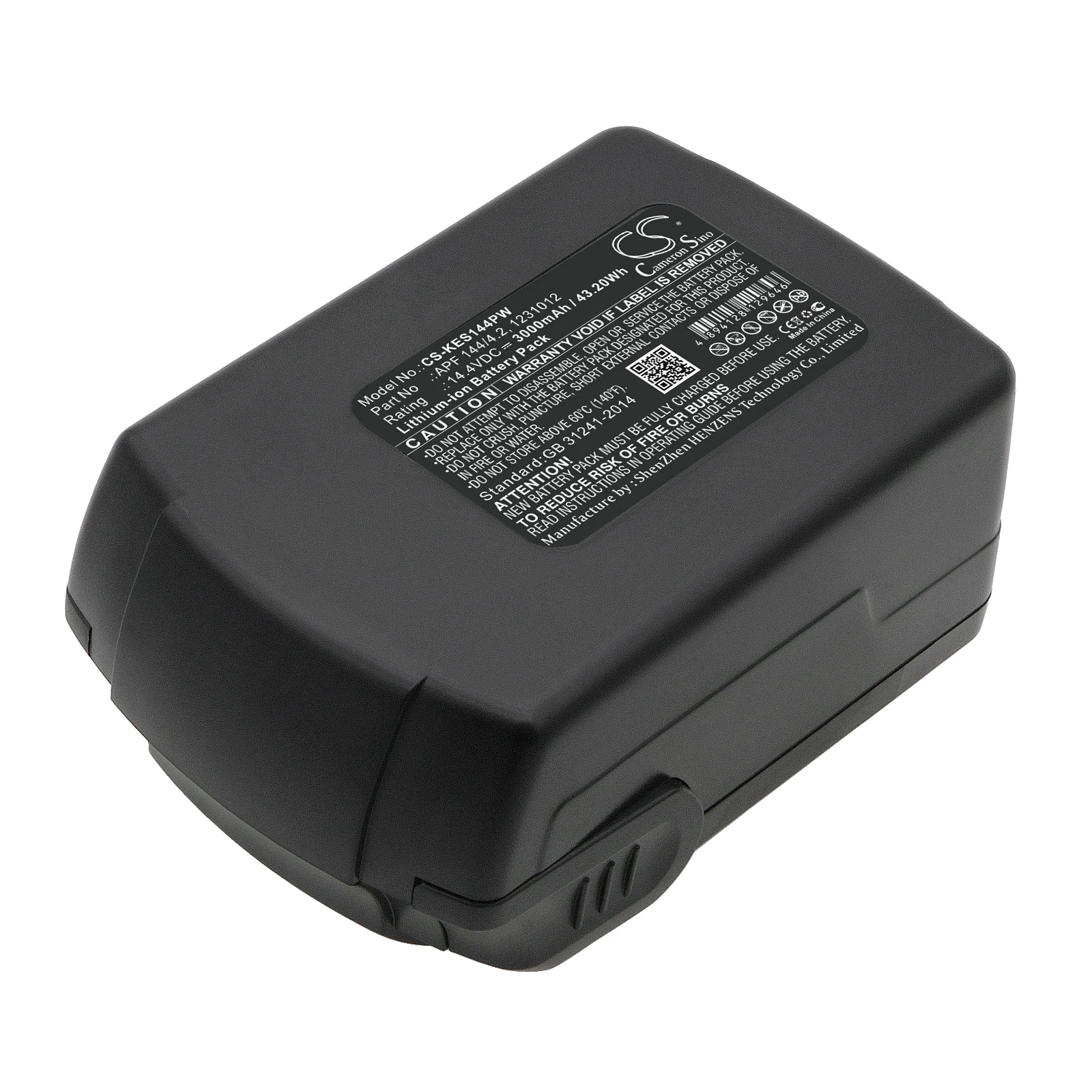 

Li-ion Power Tools Battery for Kress, 14.4V, 3000mAh, Compatible Models: 144 AFB(Part No: APF 144/4.2, 1231012)