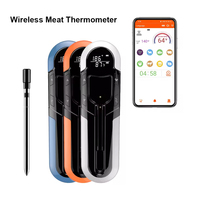 Meat thermometer WiFi BT BBQ Barbecue Thermometer Home Kitchen Wireless Digital Food Thermometer with Ultra Fast Response Probe