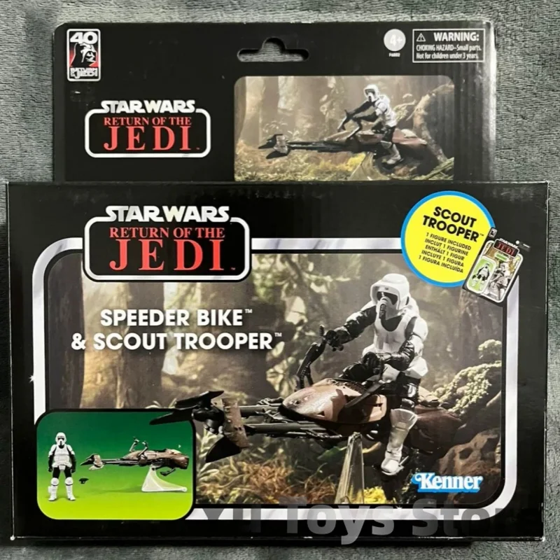 

New Star Wars Figure The Vintage Collection Speeder Bike Jedi Returns The Retro Scout Trooper Cartoon Decor Adult Birthday Gift