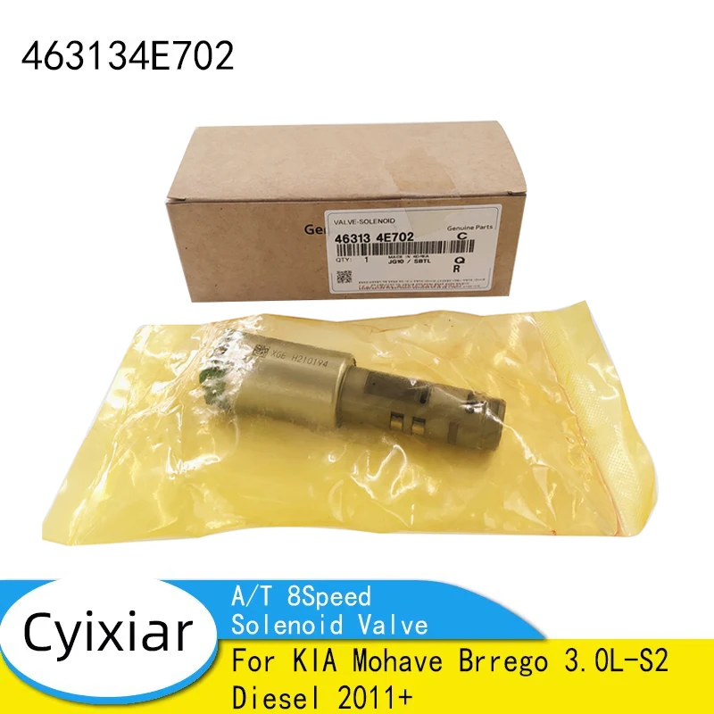 Brand New Original 463134E702 for KIA Mohave Brrego 3.0L-S2 Diesel 2011+ OEM A/T 8Speed Solenoid Valve 46313-4E702