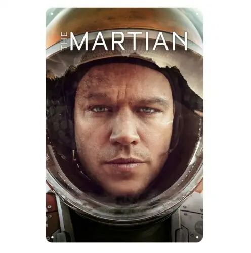 The Martian Movie Metal Poster Tin Sign 20x30cm Collectable Plaque