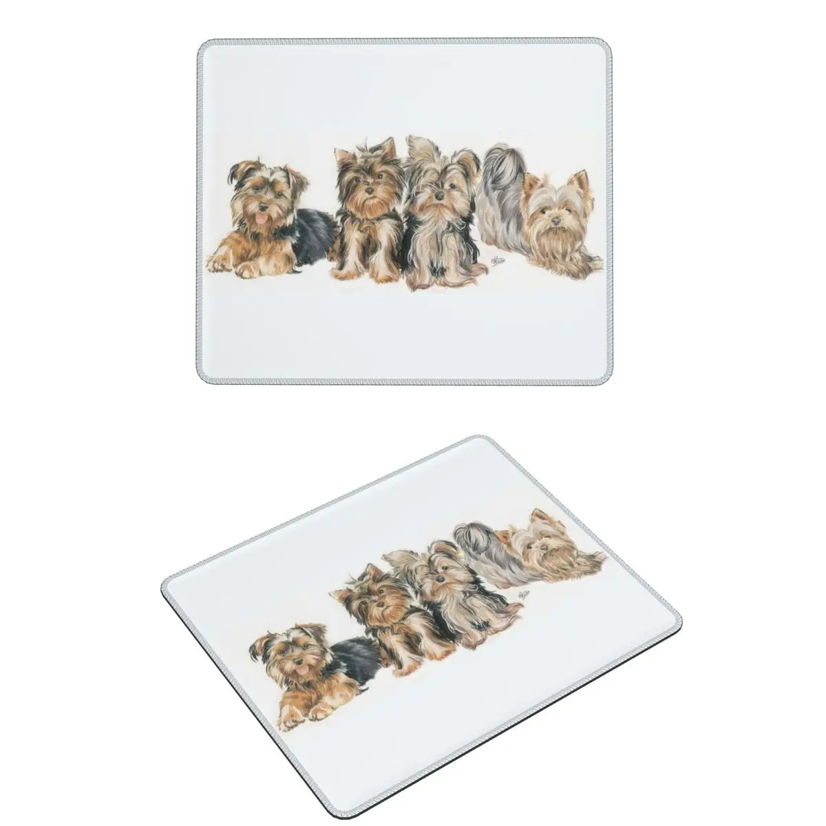 

Йоркширский терьер щенки коврик для мыши компьютерная клавиатура коврик для мыши геймер ПК настольный коврик коврики для офисного стола