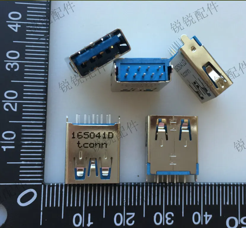 For Vertical USB 3.0 Female USB A Female Vertical Plug Board  Socket 9PIN USB Connector