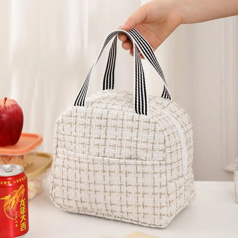 لطيف الكرتون مقاوم للماء مقاومة للاهتراء العزل موضة علب الاغذية حقيبة يد عادية سعة كبيرة متعددة الوظائف حقيبة التخزين #4