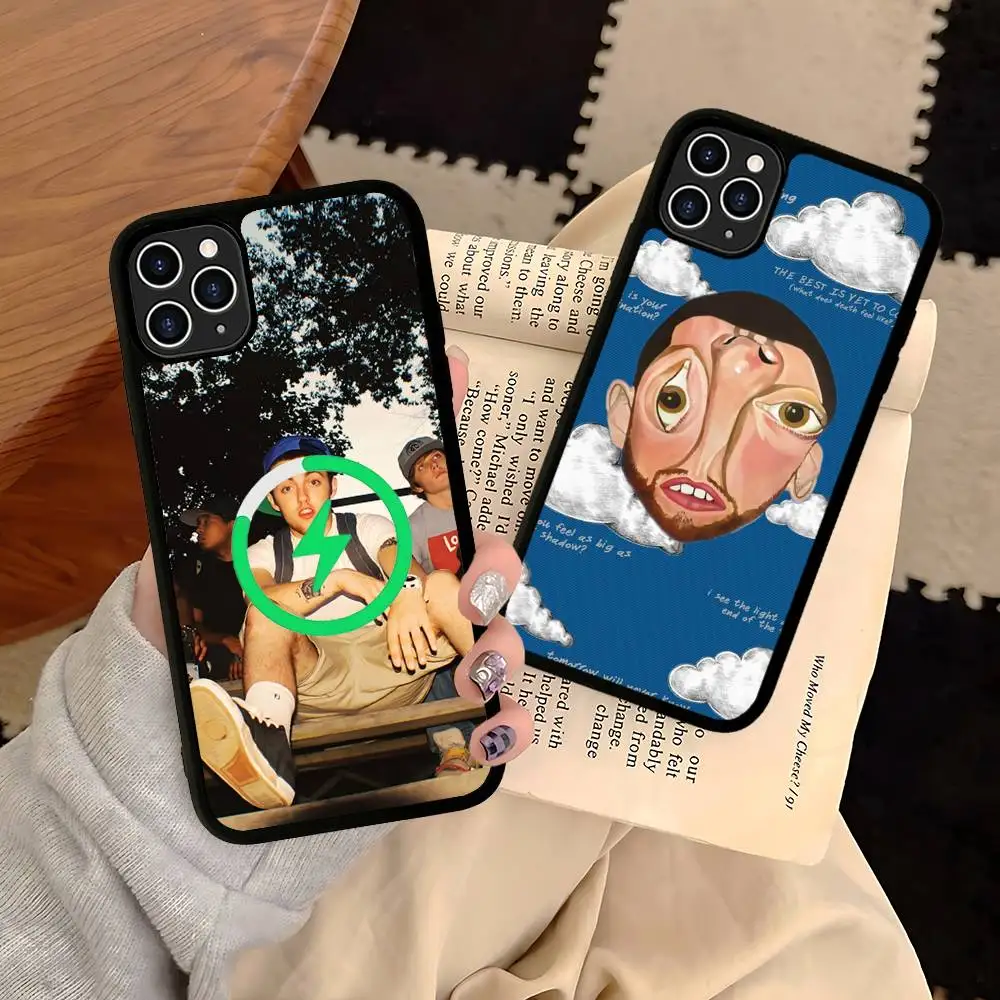 

Cool M-mac Miller Magnetic Matte Phone Case For IPhone 16 17 15 14 13 12 11 For Magsafe Wireless Charge Cover