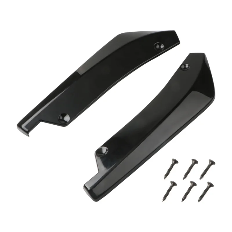 범용 자동차 앞 뒤 범퍼 스트립 립 스포일러 디퓨저 스플리터 스크래치 보호기 탄소 섬유 Winglets 사이드 스커트 확장 썸네일 2