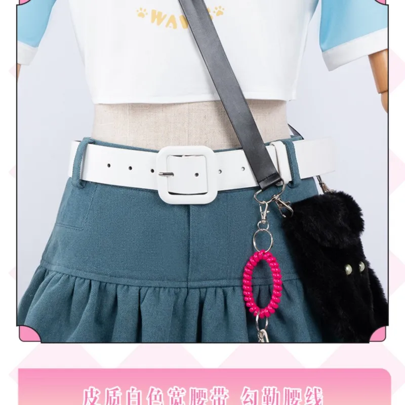 BWuthering Waves 1° anniversario Rover Costume cosplay Set completo Personaggio del gioco anime Vestito regolabile Gioco di Halloween Natale