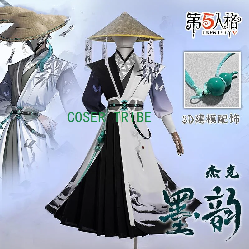 Identity V Jack Ink Rhyme Series Men Cosplay Costume Cos Game Anime Party Uniform Hallowen Play Role Clothes Clothing