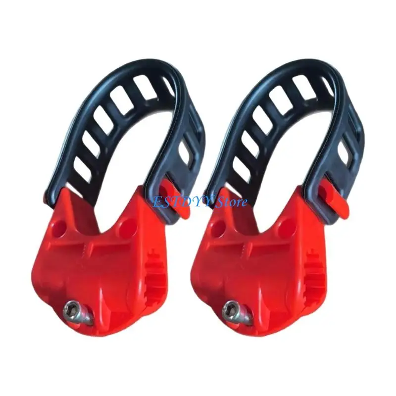 G6DE Vehicle Bike Rack Replacement Hook Set for Frame Support, Rubber Spare Part for Road Transport and Daily Use Gear