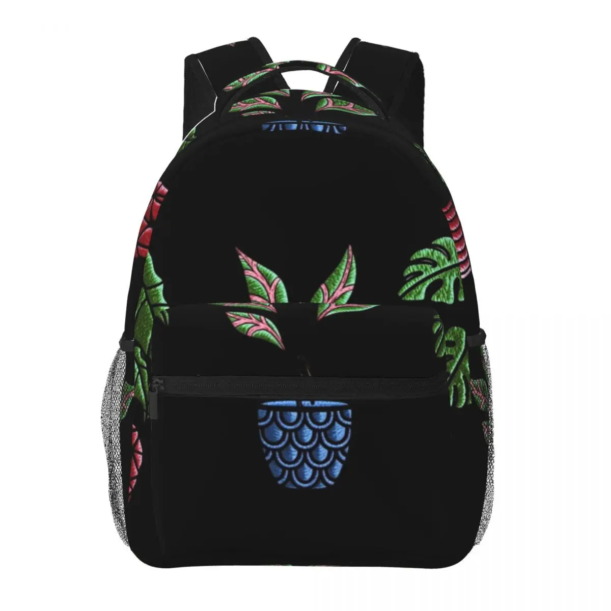 BP0068 - Tossed Potted Monstera Plant - Embroidery Plant - Green Red Blue Pink