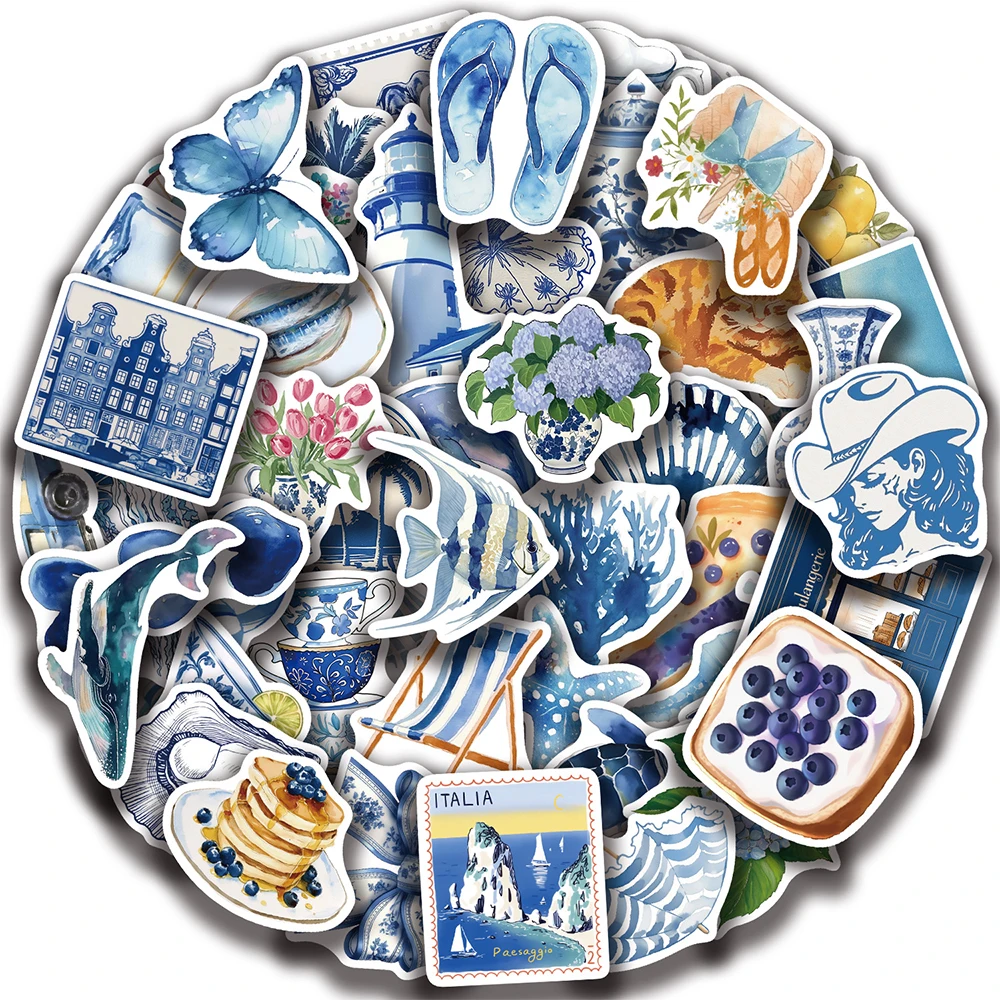 10/30/50 pçs mediterrâneo tomate adesivos estéticos kawaii graffiti papelaria portátil telefone à prova dwaterproof água estilo ins adesivos pacotes