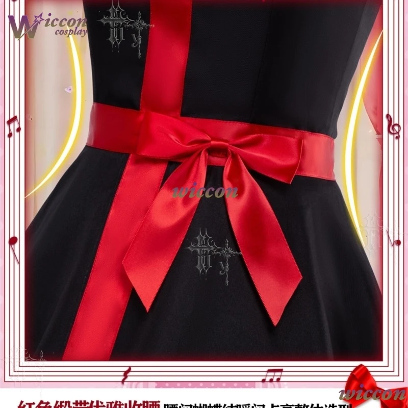 Cos C COS Guilty Crown Yuzuriha Inori Black Dress Anime Cosplay Two Dimensional Role Play Costume Halloween Uniforms view 4