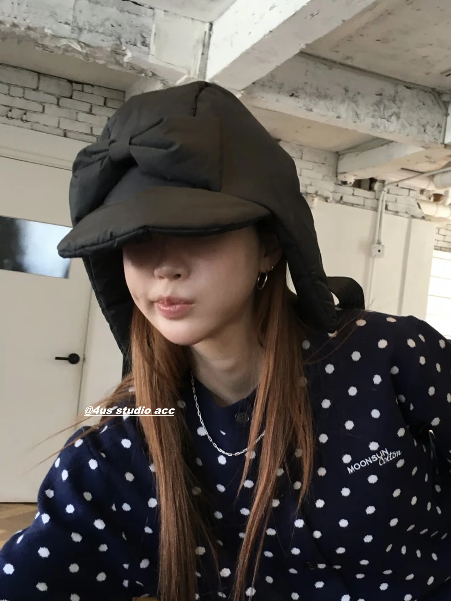 Windsor Knot Tie - Women's Lei Feng Hat Winter Windproof