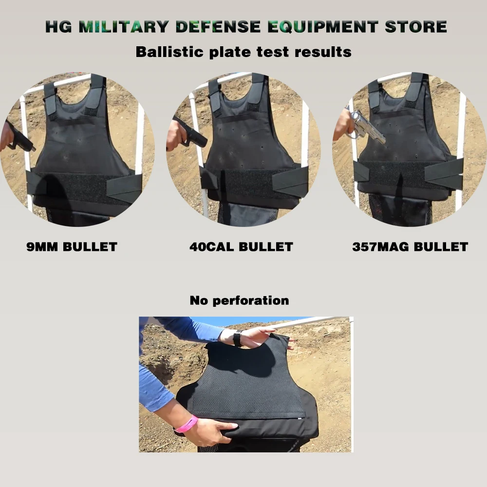 Level 3a NIJ IIIA 0.3 PE 0101.06 Police High Molecular Weight Polyethylene Soft Armor Self-Defense Tactical Bulletproof Plate